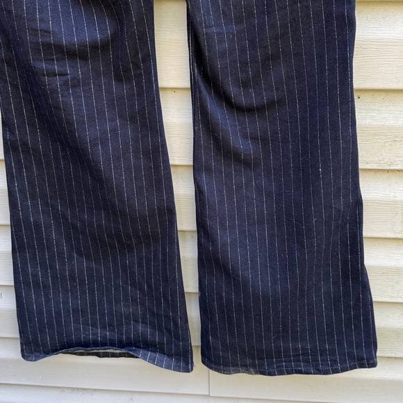Ariat | Silver Stripe Rinse Jasmine Perfect Rise Flare Womens Jeans size 18R - Picture 6 of 10